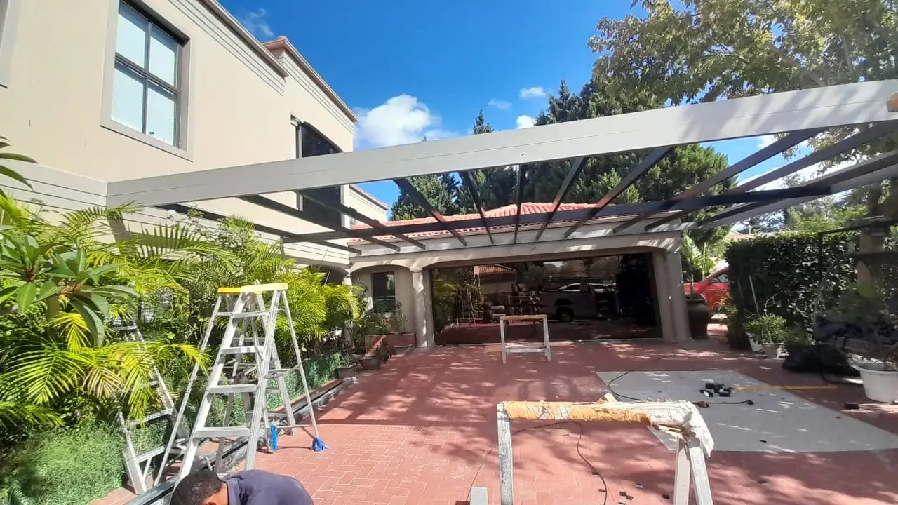foldo solar carport install 001